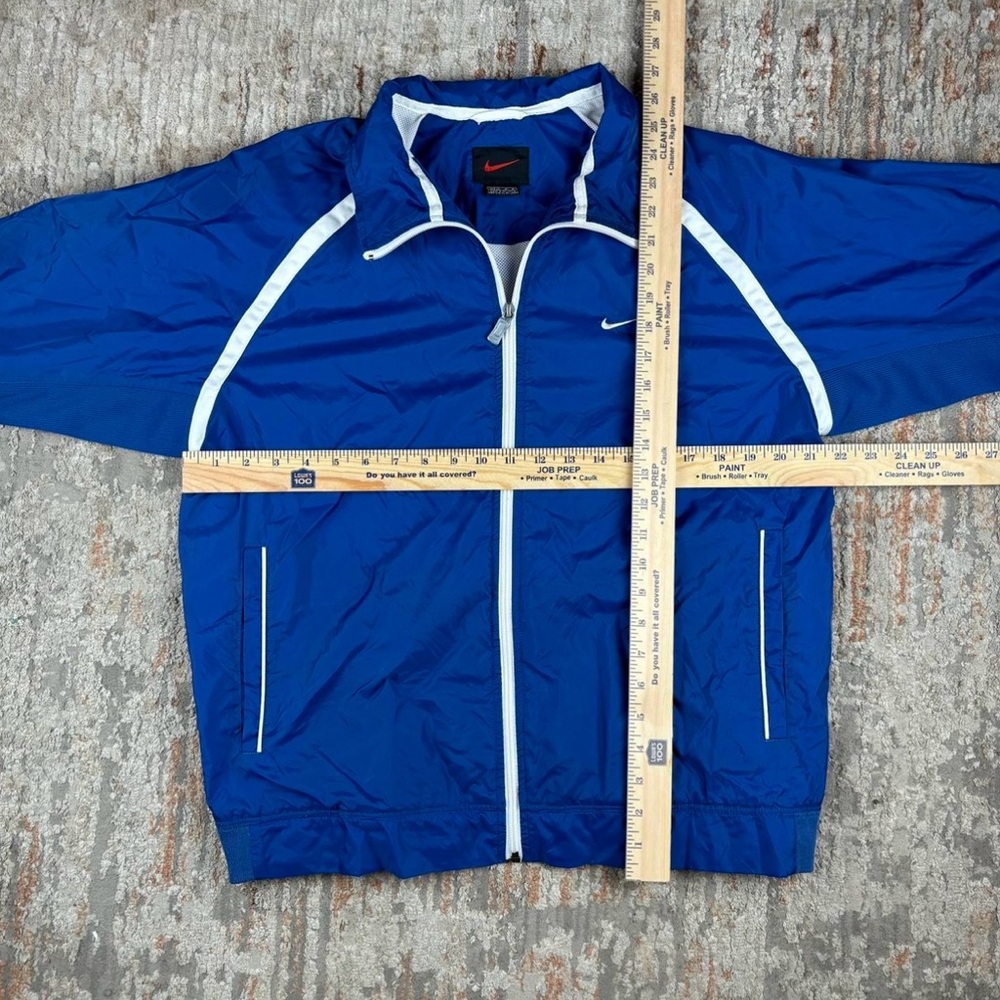 Nike Blue and White Windbreaker Jacket - Picture 2 of 4